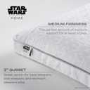 Sobel Westex Star Wars Antithesis Bed Pillow | Luxury Hotel Pillow | Medium Firm | Side and Back Sleeper | 100% Cotton 300TC Cover | Soft, Machine Washable (King 20 X 36)