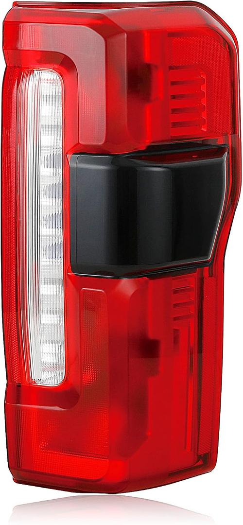 Halogena Tail Lights w/Blind Spot(Module NOT Included) Compatible with 2023-2025 Ford F250 F350 F450 Super Duty TailLight Rear Brake Lamp Signal Assembly Right Passenger Side PC3Z13404B RH