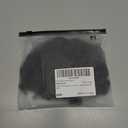 SOLY HUX Women's Embroidery Floral Mesh Sheer Underwire Lingerie Bra and Panty Set Black Floral, Large