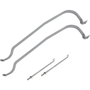 2PCS Fuel Tank Straps 578164 Compatible with 1997-2001 for Jeep Cherokee 2.5L 4.0L Replace for 52100009 52100009AB 52100009AC Gray Color Fuel Tank Strap