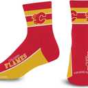 For Bare Feet NHL mens Lil' Deuce Quarter Sock (Large, Team Color)