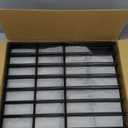 25 Pack Garden Animal Barrier Fence, 17in (H) X 27ft (L) No Dig Fence, Rustproof Metal Garden Fencing Bordere, Decorative Fencing Panel for Dog Rabbits Ground Stakes Defense and Outdoor Patio