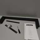 Towel Racks for Bathroom Rolled Towels,Vertical Towel Storage Rack for Bathroom,Premium Aluminum Matte Black Bath Towel Holder Wall Mounted,Easy to Install(20 Inch)