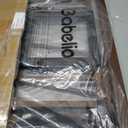 Babelio Dog Gate with Adjustable Cat Door, CatPrivilege III, 29-43"