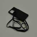 Wallet Case Compatible with iPhone 15 Pro Max, Crossbody Case RFID Blocking Card Holder Magnetic Flip Folio Purse, Shockproof Leather Strap Case Cover for iPhone 15 Pro Max 6.7'' 2023 Black