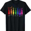 Crayons Teacher Student First Day of School Back to School T-Shirt S