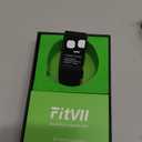 FITVII Fitness Tracker, Slim AMOLED Fitness Watch 2025 with 24/7 Heart Rate, Blood Pressure, Blood Oxygen, Stress Monitor, Step Calorie Counter, IP68 Waterproof Smart Watch for Women Men