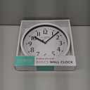 La Crosse Technology 8 In. White Basics Analog Wall Clock
