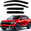 KPY Rain Guards Fit for 2023-2026 Kia Sportage, Out-Channel Window Visors Vent Wind Deflectors 4PC, Car Accessories for 23-26 Sportage