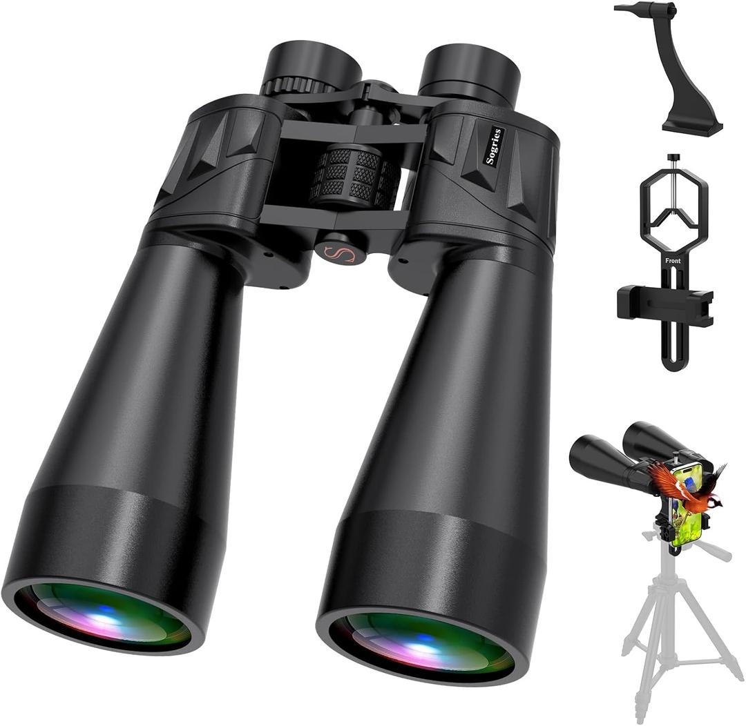 18x70 Astronomy Binoculars for Adults, High Powered Stargazing Binoculars with Superior Low-Light Performance, BAK4 Prism FMC Lens, Waterproof Long Distance Viewing with Phone & Tripod Adapter