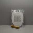 Elongated Slow Close Toilet Seat, Slip-Resistant, Quick Releasing for Cleaning, Easy to Install, Never Loosen, White