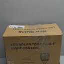 4PCs Halloween Solar Torch Lights Outdoor, 43in 96 LED, Waterproof Landscape Garden Pathway Light with Purple Vivid Dancing Flickering Flames, Auto On/Off Dusk to Dawn for Halloween Lights Decoration