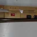 TONIAL Curtain Rod 16 to 30 Inch(1.3 to 2.5 ft), Adjustable Splicing Window Curtain Rods, 3/4 Drapery Rods for Windows, Decorative Single Rod with Modern Cap Finial, Bronze