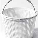 SPX1070E Pool Skimmer Basket for Inground Pool,8 Inch Pool Skimmer Basket for Hayward Skimmer Basket SP1070 and Pentair U-3 Skimmer Basket 08650-0007,Stainless Steel Handle, Built in Weighting