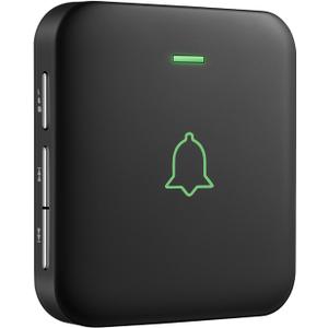 AVANTEK Mini Doorbell Add-on Plug-in Receiver, Black, CR-1