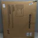 Schwinn Echo Child Bike Trailer, Max of 2 Children with Total Weight of 80 lbs., Canopy, 20-Inch Air-Filled Tires, Yellow/Grey