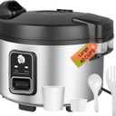 Commercial Rice Cooker & Warmer 8.17Qt/40 Cups (Cooked Rice) |Large Rice Cooker | 40 mins Fast Cook Rice Cooker for Restaurant | Auto Keep Warm |Easy Clean