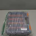 Plastic Tool Box,NOEAIKE Double Side Tool Organizer Small Parts Tool Box Hardware Organizer with Removable Plastic Dividers for Bead/Screws/Nuts/Nails/Bolts/Bins/Crafts (34 Compartments)