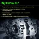 Alternator Compatible with 2007-2012 Elantra 2010-2011 Soul 2007-2009 Spectra Spectra5 2.0L L4 Replace for 11311N 3730023650 2655635