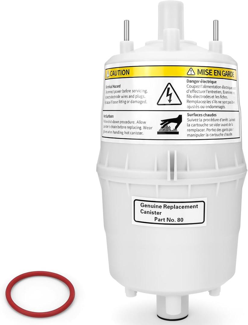 80 Steam Canister Replacement for Steam Humidifier Canister Model 800 & 865 with O-Ring for Leak-Proof Seal (Pack of 1)