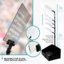 iPresent PRO Portable Presidential Teleprompter for iPad Tablet & Monitor with Remote Control, Hardcase & APP, Live Events Public Speaking & Conference, Speech Prompter Stage Autocue