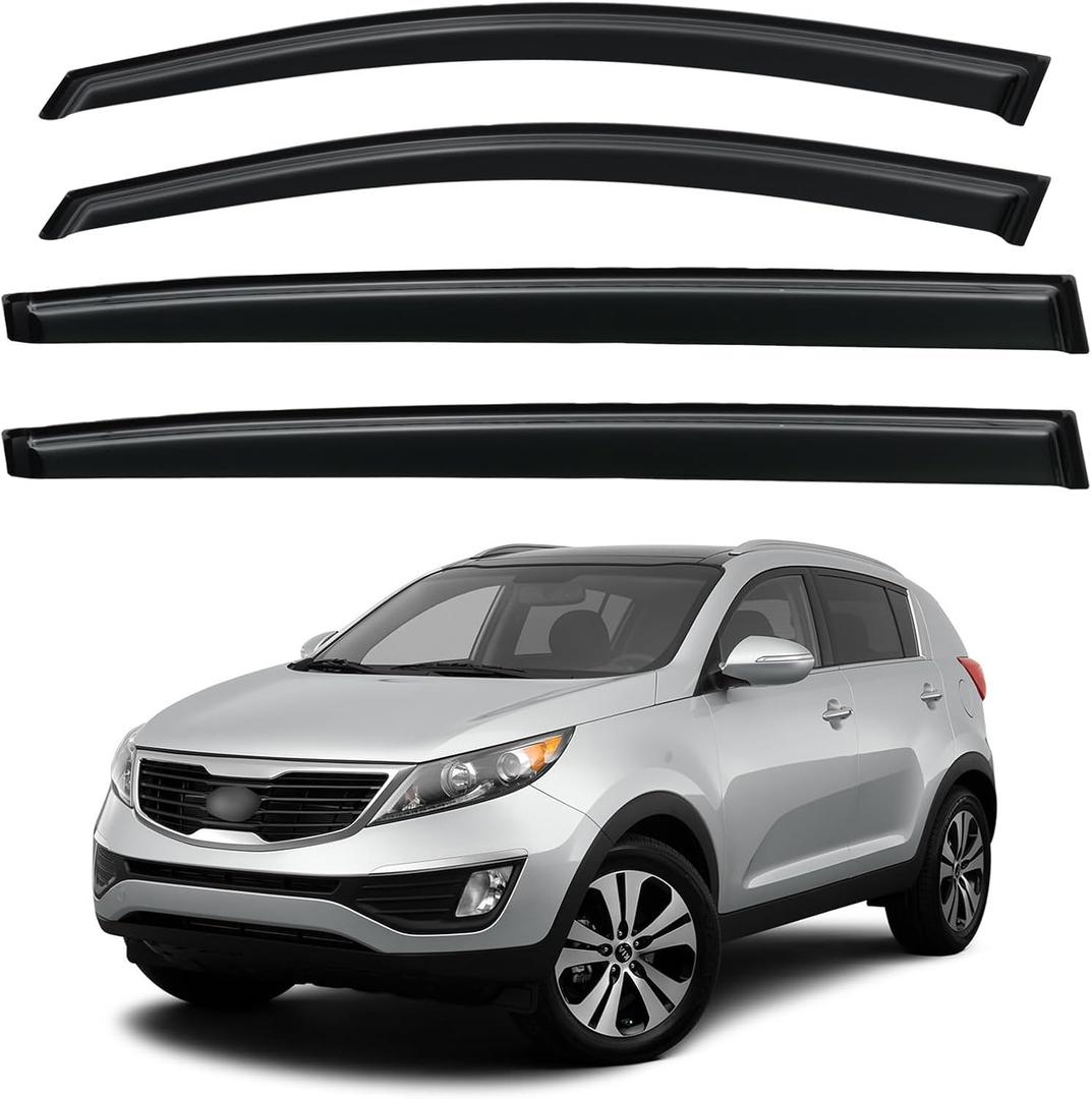 Window Visors Rain Guards for 2011 2012 2013 2014 2015 2016 Kia Sportage