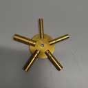 Brass Blessing Clock Winding Key - 5024