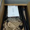 YASONIC Corner Shower Caddy Tension Pole, 25.7-109.1in Adjustable Shower Shelves, Rust-Resistant Shower Organizer, No-Drill 3-Step Installation, Bathroom Shelves for Renters & Family, Black