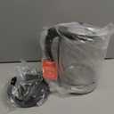 Cosori Electric Kettle, No Plastic Contact With Water, Wide Mouth For Easy Cleaning, Auto Shut Off, 1.7L Tea Kettle & Hot Water Boiler, Water Heater & Teapot, Borosilicate Glass, Black, 1500W