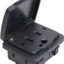 DICMIC Center Console Power Outlet Socket Plug Compatible with 2011-2015 Ford Explorer 2010-2014 Ford F-150 2011-2016 Ford F-250 F-350 F-450 Super Duty Replace# BC3Z-19N236-A