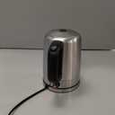 Amazon Basics Electric Stainless Steel Kettle for Tea and Coffee, BPA-Free, Fast Boiling, Auto Shut-Off, 1 Liter, 1500W, Black and Silver