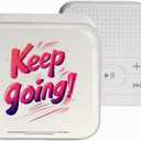 MP3 Player: Portable, Screen-Free, with Wired Headphones & Speaker Play. with 4GB Memory Card (Stores 500+ Songs), HD Resin Panel, Ideal Student Gift. (Keep Going)