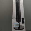 Senville 42" Oscillating Tower Fan for Bedroom, Remote, Bladeless, Quiet, 3 Modes, 7-Hour Timer, LED Display, Black