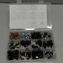 160 PCS 14 Sizes Metal Car Screw Body Bumper Hood Retainer Clips with Phillips Round Head Self Tapping Screw Assortment Kit, Automotive Trim Screws Compatible with GM Ford Porsche Toyota