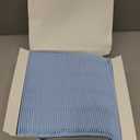 Baby Blue Paper Napkins | Linen Feel Guest Disposable Cloth Like Dinner Napkins | Hand Towels | Soft, Absorbent, Paper Hand Napkins for Kitchen, Bathroom, Parties, Weddings, Dinners | 50 Pack