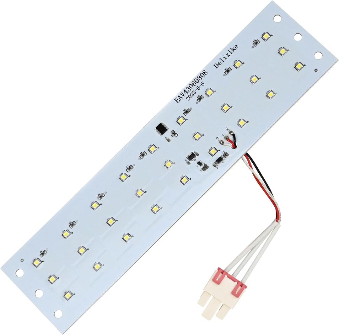 EAV43060808 EVA43060804 EAV43060810 Refrigerator LED Assembly Fits for LG Kenmore Refrigerator Led Light Assembly Replacement Refrigerator Light Bulb(Only LED Lights, Without housing)