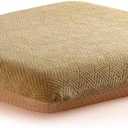 Sigmat Recliner Cushion for Elderly with Memory Foam 20x20x3 Inches Large Square Seat Cushion for Recliner Chair, Floor Pillow, Truck Seat Cushion Camel