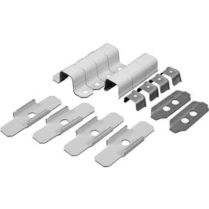 Legrand Wiremold BWH-9-10-11 Metal Raceway for Extending Power, 700 Series, Accessory Pack with Mounting Clips, Straps, and Fittings, White (1 Pack)