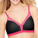 Hanes Women's X-Temp Mesh Wirefree Convertible Bra MHG506 (Black, XXL)