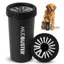 Dexas MudBuster Portable Dog Paw Washer/Paw Cleaner, Large, Matte Black- Special Edition (PW72025-22WP)
