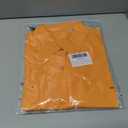 siliteelon Button Down Shirts for Women Dress Shirts Cotton Long Sleeve Collared Blouse Work Business Casual Tops (Yellow, XS)