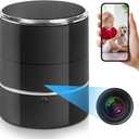 SOPKVL Bluetooth Speaker Dome Camera - HD 1080P Wireless Camera - WiFi Camera with 240 Ultra Wide Angle Lens - Supports WiFi Bluetooth connectivity. (Black)