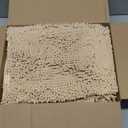 OLANLY Large Bathroom Rugs 44x32, Extra Soft Absorbent Chenille Bath Rugs, Rubber Backing Quick Dry, Machine Washable Bath Mats for Bathroom Floor, Tub and Shower, Home Decor Accessories, Beige