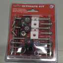 Cruiser Accessories 81500 Locking Fasteners License Plate Frame Hardware, Ultimate Kit-Stainless Star Pin