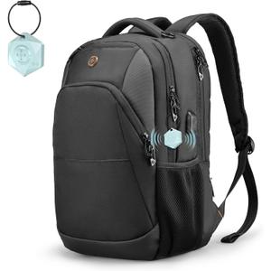 Swissdigital Design Business Laptop Backpack, College Laptops Backpack with USB Charging Port for Men and Women Fits 16 Inch Notebook, Black-Finder Color Random | SD1670BT013-01