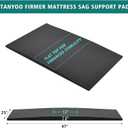 Sagging Mattress Support Fix Sinking Beds High Density Foam Insert Pad for Sagging Bed Repair and Extends Life 47 x 25 x 2 Inches Pack of 1