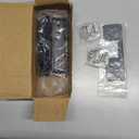 HBL' 2 Pack Hidden Door Hinges, Ultra-Thin Adjustable Concealed Hinges for Secret Doors, Pantries & Closets, Heavy Duty Invisible Design