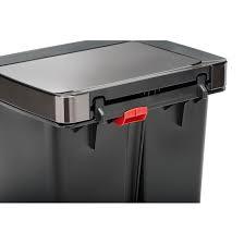 Rubbermaid Premier High-Capacity Step-On Trash Can, 19 Gallon, Single or Dual Stream Trash or Recycling, Charcoal, Stainless-Steel Rim, Lid Lock, Quiet Lid, for Home/Kitchen/Garage/Apartment/Office