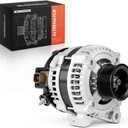 A-Premium Alternator Compatible with Toyota Camry 04-06, Highlander 04-07, Solara 04-08 & Scion tC 05-10, L4 2.4L, 12V 100Amp Clockwise 7-Groove Pulley, Replace# 104210-3880, 27060-0H100