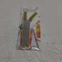 Biosmart Reusable Stainless Steels with Silicone Tips, 6 straws & 1 cleaning brush